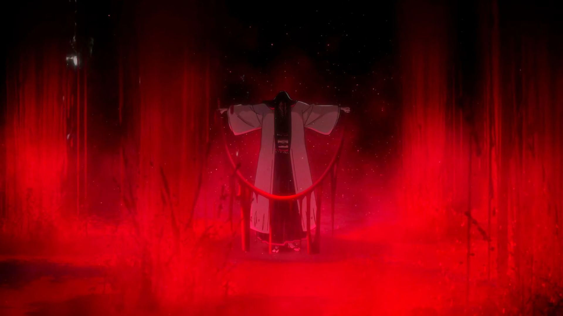 Unohana as seen in the Bleach TYBW anime (Image via Pierrot Films)